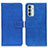 Funda de Cuero Cartera con Soporte Carcasa KZ07 para Samsung Galaxy F23 5G Azul