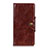 Funda de Cuero Cartera con Soporte Carcasa L01 para Alcatel 1C (2019) Marron