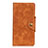 Funda de Cuero Cartera con Soporte Carcasa L01 para Alcatel 3X Naranja