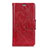 Funda de Cuero Cartera con Soporte Carcasa L01 para Asus Zenfone 5 Lite ZC600KL Rojo