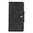 Funda de Cuero Cartera con Soporte Carcasa L01 para BQ Vsmart joy 1 Plus Negro