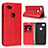 Funda de Cuero Cartera con Soporte Carcasa L01 para Google Pixel 3a XL Rojo