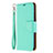 Funda de Cuero Cartera con Soporte Carcasa L01 para Huawei Honor 9C Verde