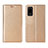 Funda de Cuero Cartera con Soporte Carcasa L01 para Huawei Honor Play4 Pro 5G Oro