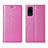 Funda de Cuero Cartera con Soporte Carcasa L01 para Huawei Honor Play4 Pro 5G Rosa