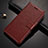 Funda de Cuero Cartera con Soporte Carcasa L01 para Huawei Mate 30 Lite Marron