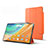 Funda de Cuero Cartera con Soporte Carcasa L01 para Huawei MatePad Pro 5G 10.8 Naranja