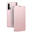 Funda de Cuero Cartera con Soporte Carcasa L01 para Huawei Nova 6 Oro Rosa