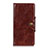 Funda de Cuero Cartera con Soporte Carcasa L01 para Huawei P smart S Marron