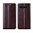 Funda de Cuero Cartera con Soporte Carcasa L01 para LG K41S Marron