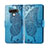 Funda de Cuero Cartera con Soporte Carcasa L01 para LG Stylo 6 Azul Cielo