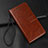 Funda de Cuero Cartera con Soporte Carcasa L01 para OnePlus 5T A5010 Marron