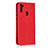 Funda de Cuero Cartera con Soporte Carcasa L01 para Samsung Galaxy A11 Rojo