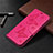 Funda de Cuero Cartera con Soporte Carcasa L01 para Samsung Galaxy S20 FE ((2022)) 5G Rosa Roja