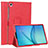 Funda de Cuero Cartera con Soporte Carcasa L01 para Samsung Galaxy Tab S5e Wi-Fi 10.5 SM-T720 Rojo