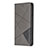 Funda de Cuero Cartera con Soporte Carcasa L01 para Sony Xperia L4 Gris