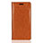 Funda de Cuero Cartera con Soporte Carcasa L01 para Sony Xperia XZ2 Compact Naranja