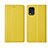 Funda de Cuero Cartera con Soporte Carcasa L01 para Xiaomi Mi 10 Lite Amarillo