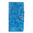 Funda de Cuero Cartera con Soporte Carcasa L01 para Xiaomi Poco M2 Pro Azul Cielo
