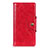Funda de Cuero Cartera con Soporte Carcasa L01 para Xiaomi Poco M2 Pro Rojo