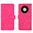 Funda de Cuero Cartera con Soporte Carcasa L01Z para Huawei Mate 40 Pro Rosa Roja