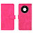 Funda de Cuero Cartera con Soporte Carcasa L01Z para Huawei Mate 40 Rosa Roja