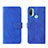 Funda de Cuero Cartera con Soporte Carcasa L01Z para Motorola Moto E20 Azul