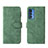 Funda de Cuero Cartera con Soporte Carcasa L01Z para Motorola Moto Edge 20 Pro 5G Verde