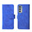 Funda de Cuero Cartera con Soporte Carcasa L01Z para Motorola Moto Edge Lite 5G Azul