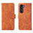 Funda de Cuero Cartera con Soporte Carcasa L01Z para Motorola Moto G200 5G Marron