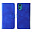 Funda de Cuero Cartera con Soporte Carcasa L01Z para Motorola Moto G22 Azul