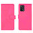 Funda de Cuero Cartera con Soporte Carcasa L01Z para Oppo F19 Rosa Roja