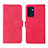 Funda de Cuero Cartera con Soporte Carcasa L01Z para Oppo Reno7 5G Rosa Roja