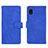 Funda de Cuero Cartera con Soporte Carcasa L01Z para Samsung Galaxy A21 SC-42A Azul