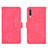 Funda de Cuero Cartera con Soporte Carcasa L01Z para Samsung Galaxy A30S Rosa Roja