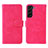 Funda de Cuero Cartera con Soporte Carcasa L01Z para Samsung Galaxy S21 5G Rosa Roja