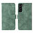 Funda de Cuero Cartera con Soporte Carcasa L01Z para Samsung Galaxy S22 5G Verde