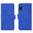 Funda de Cuero Cartera con Soporte Carcasa L01Z para Sony Xperia Ace II Azul