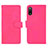 Funda de Cuero Cartera con Soporte Carcasa L01Z para Sony Xperia Ace II Rosa Roja