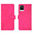 Funda de Cuero Cartera con Soporte Carcasa L01Z para Vivo V20 Rosa Roja