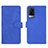 Funda de Cuero Cartera con Soporte Carcasa L01Z para Vivo X60 Pro 5G Azul