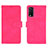 Funda de Cuero Cartera con Soporte Carcasa L01Z para Vivo Y20 Rosa Roja