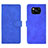 Funda de Cuero Cartera con Soporte Carcasa L01Z para Xiaomi Poco X3 NFC Azul
