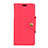 Funda de Cuero Cartera con Soporte Carcasa L02 para Alcatel 5V Rojo