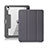 Funda de Cuero Cartera con Soporte Carcasa L02 para Apple iPad Air 10.9 (2020) Gris