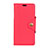 Funda de Cuero Cartera con Soporte Carcasa L02 para HTC U12 Life Rojo