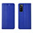 Funda de Cuero Cartera con Soporte Carcasa L02 para Huawei Enjoy 20 Pro 5G Azul