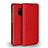 Funda de Cuero Cartera con Soporte Carcasa L02 para Huawei Mate 20 Pro Rojo