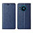 Funda de Cuero Cartera con Soporte Carcasa L02 para Nokia 8.3 5G Azul