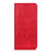 Funda de Cuero Cartera con Soporte Carcasa L02 para Samsung Galaxy A01 Core Rojo